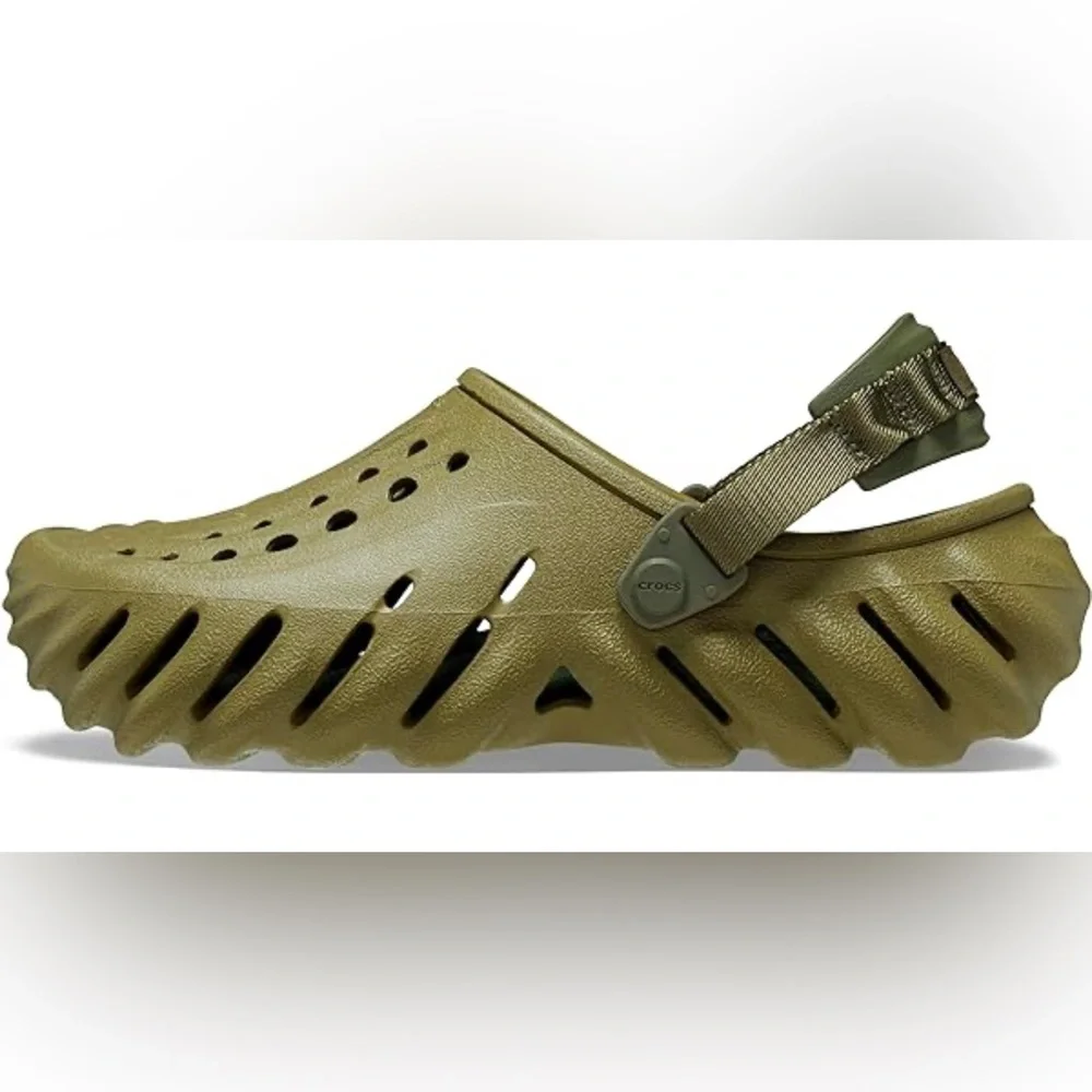 New🔥 Crocs X-Echo Clog Aloe/army green slides